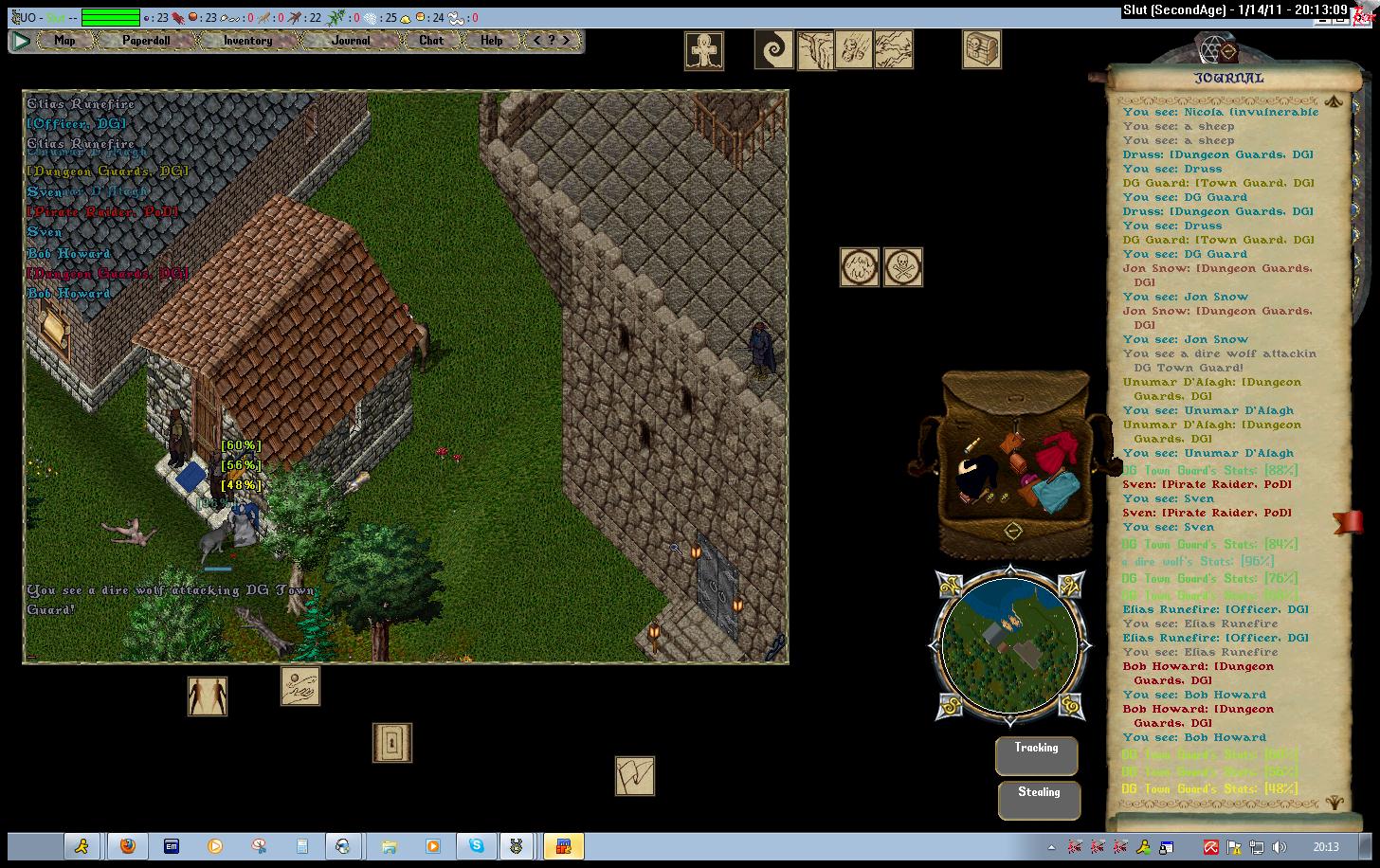 Pic Of the Day for Sunday, February 6, 2011!
Dg town guard falls to direwolf while town members do nothing
