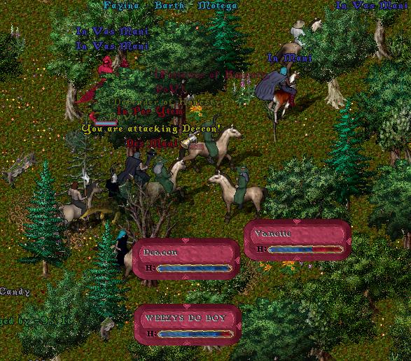 Pic Of the Day for Thursday, March 25, 2010!
Pvp - Reds fighting blues around Yew Forest lich spawn.