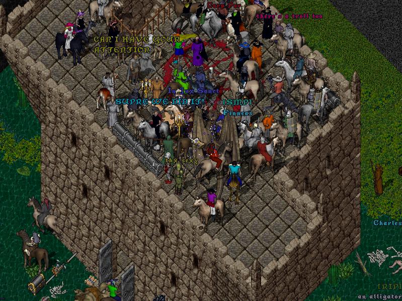 Pic Of the Day for Saturday, September 4, 2010!
Warriors and magicians gather on top of the lich tower after the battle of shadowmire!