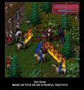 Pic of the day for Friday, December 23, 2011: Adventurers in the Walk Across Britannia thwart the evil elves of Sosaria!