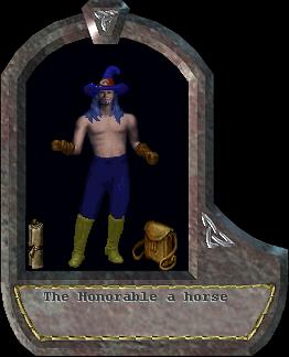 a horse